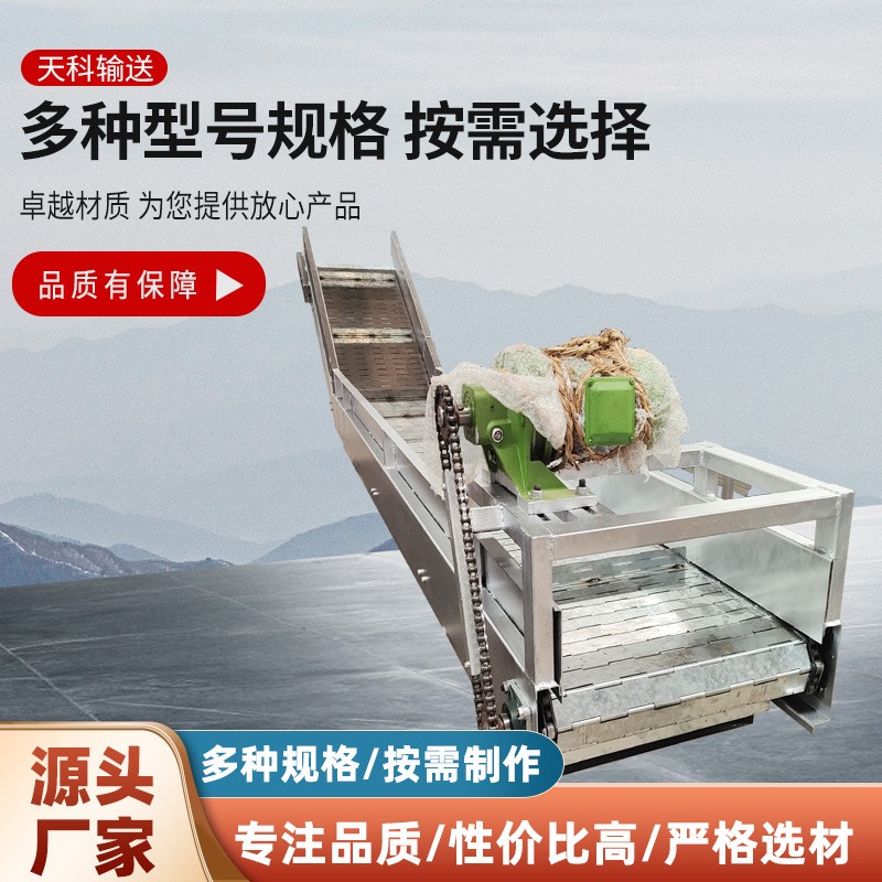 链板提升机厂家直供 小型电动斗式上料机流水线 链板式爬坡提升机图5