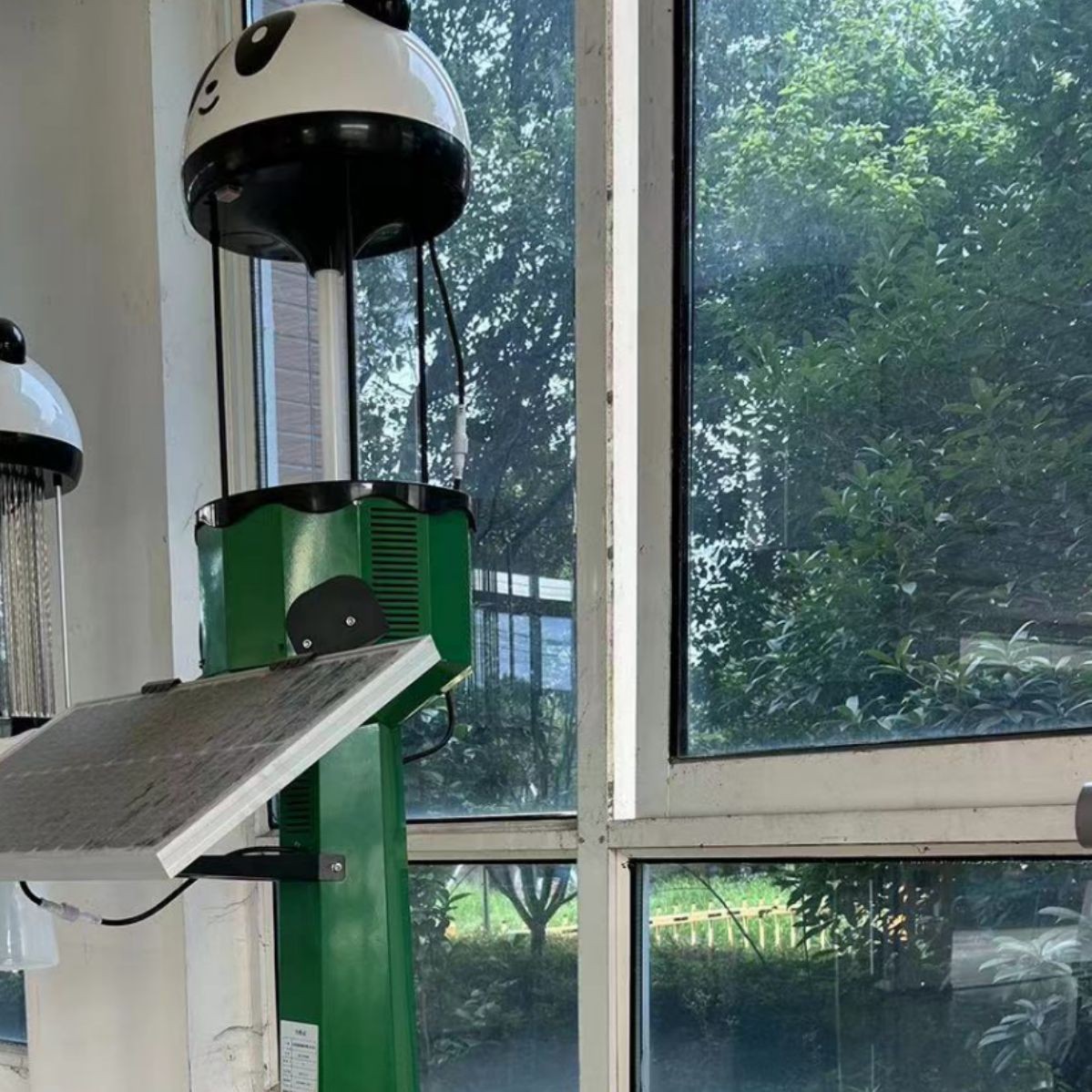 风吸式太阳能杀虫灯国家标准机械频振式诱虫灯螺旋强劲风机灭蚊灯图4