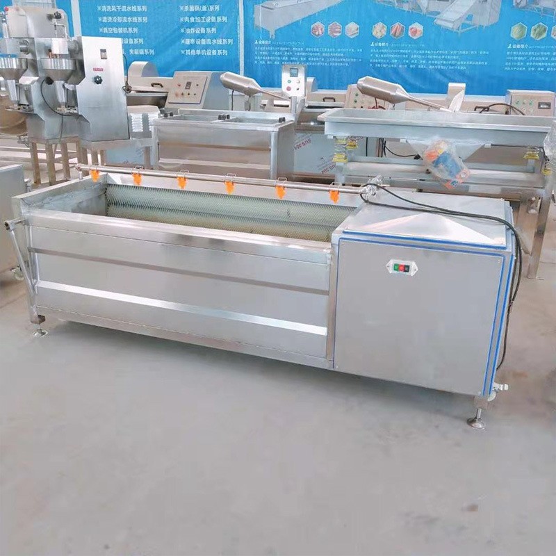 毛辊清洗机 海蛎子清洗去泥机 土豆根茎类果蔬去皮清洗机厂家直销图2