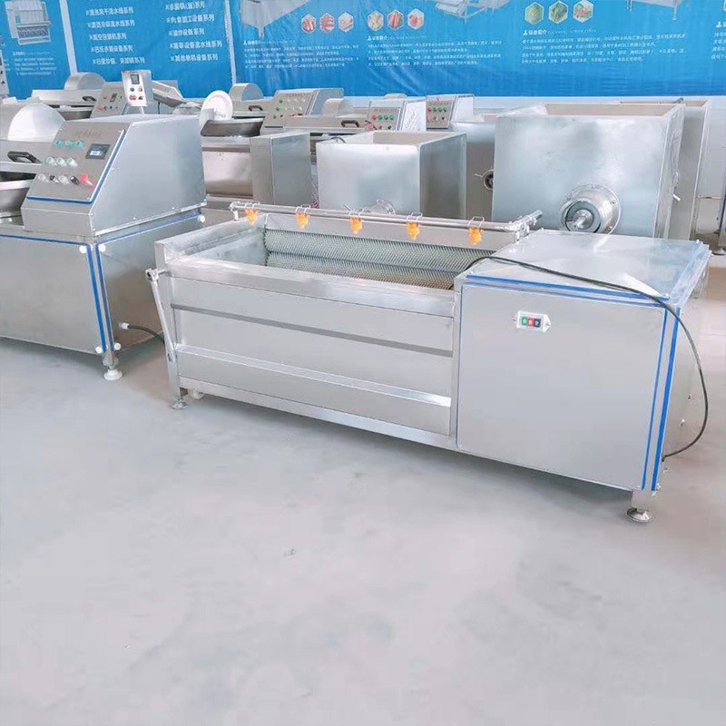 毛辊清洗机 海蛎子清洗去泥机 土豆根茎类果蔬去皮清洗机厂家直销图3