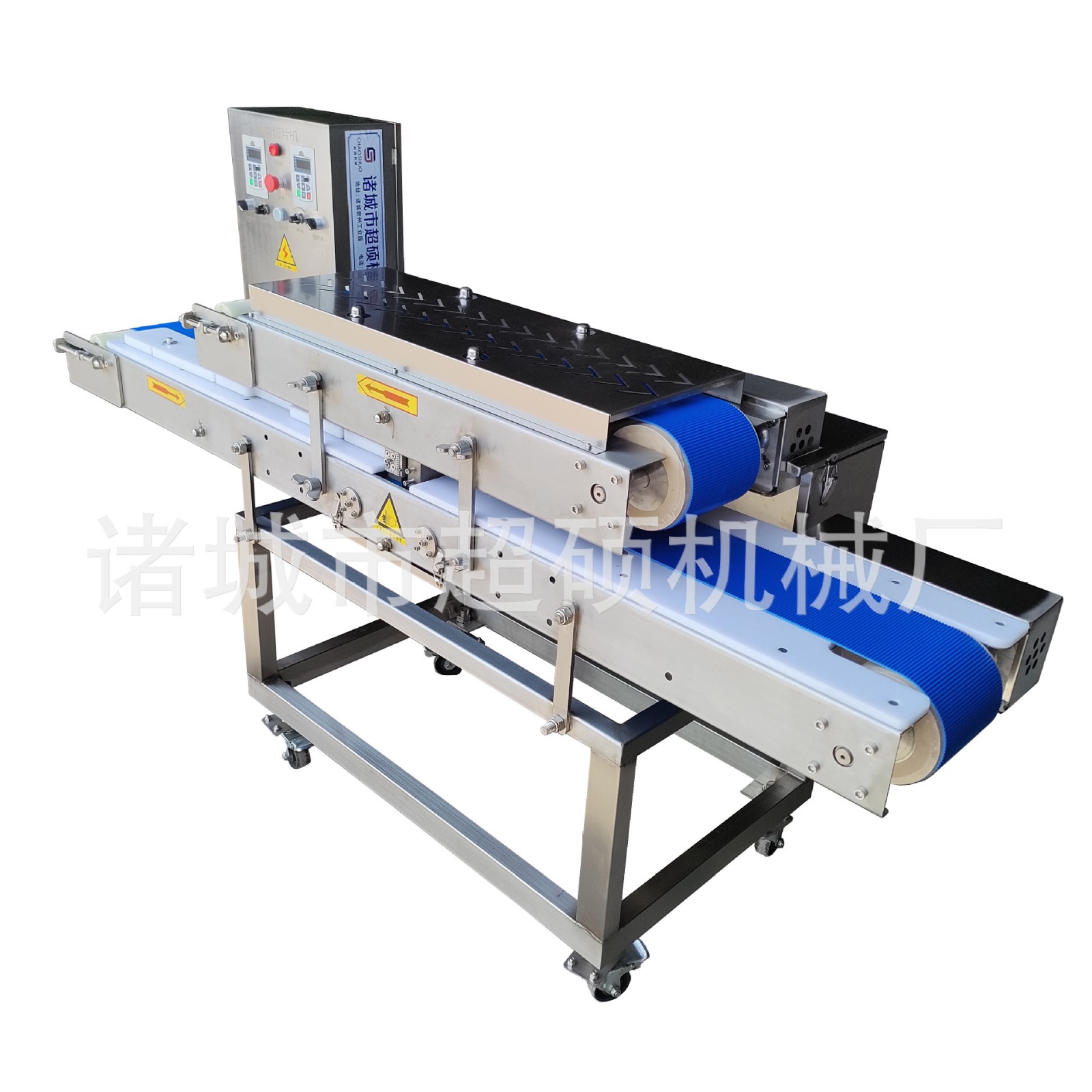 鲜猪心切片机 鸡柳鸡胸肉开片机 可调速 鲜肉切片机图5