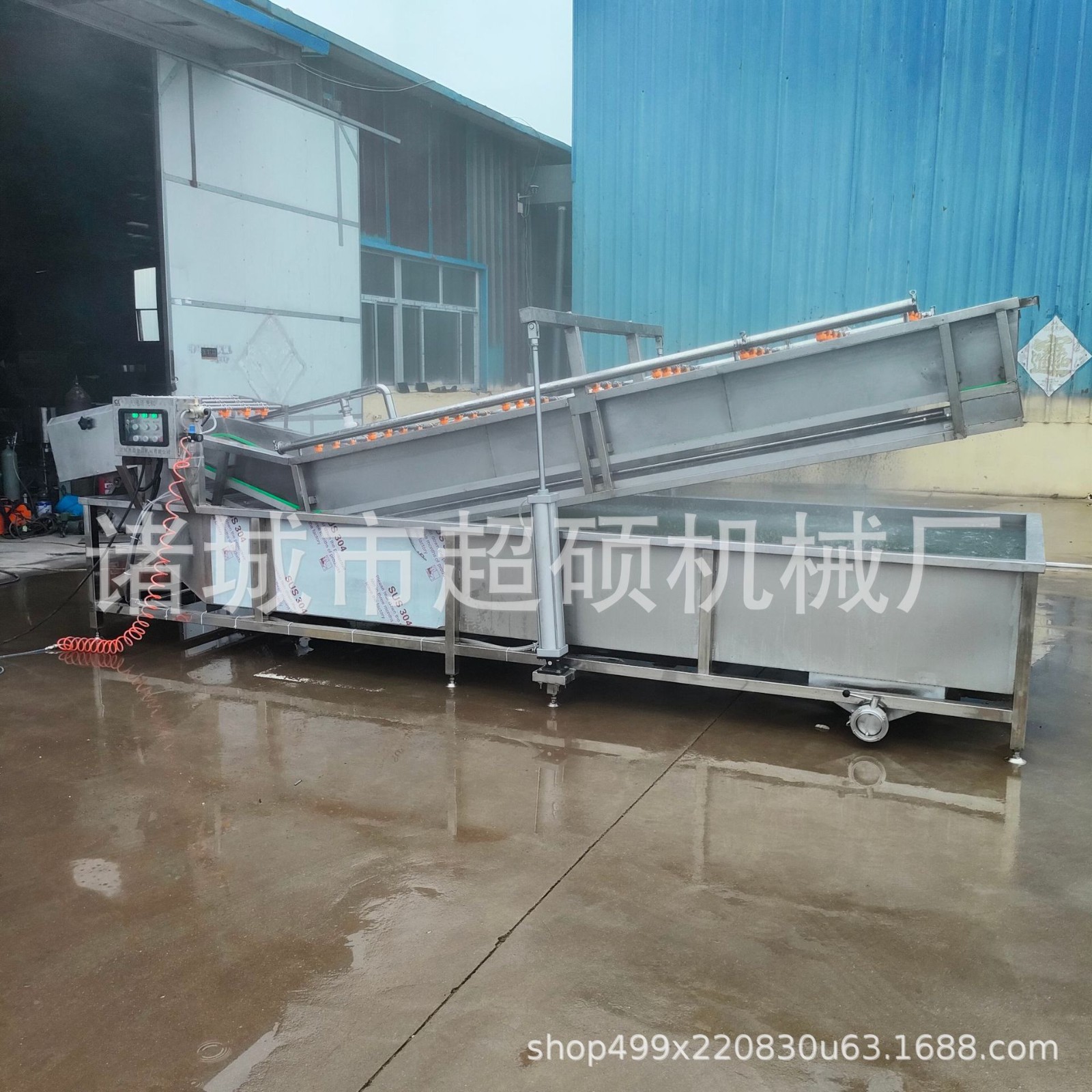 果蔬清洗机 甲鱼清洗机 海鲜清洗机 气泡和喷淋结合 气泡清洗机图2