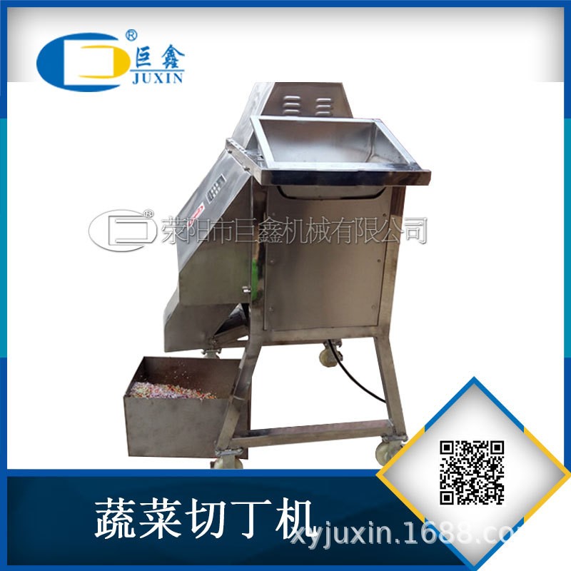 厂家直销QD-350蔬菜切丁机大型不锈钢蔬菜切丁机产量大图5