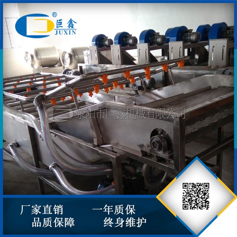 全自动水果蔬菜清洗机 不锈钢喷淋气泡清洗机定制图4