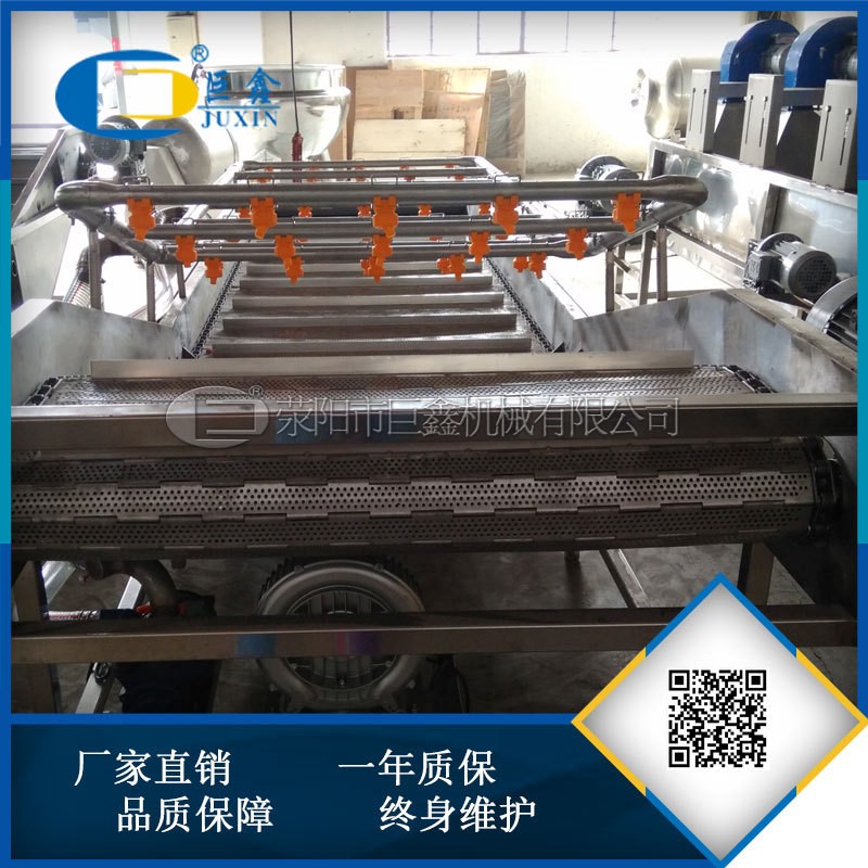 全自动水果蔬菜清洗机 不锈钢喷淋气泡清洗机定制图2