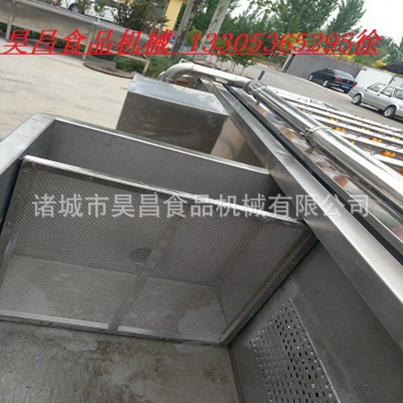 果蔬清洗生产线商用爆款热卖蔬菜苹果气泡冲浪昊昌旋流节水清洗机图3