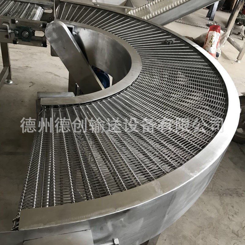厂家直供网带式转弯机90度180°转弯输送流水线转弯输送机图4