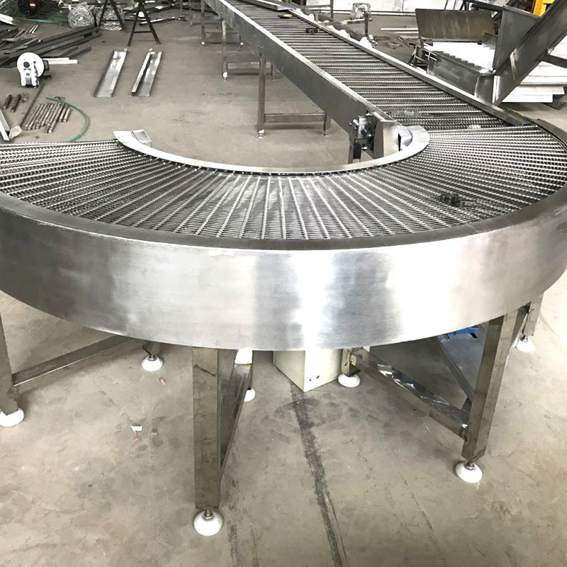 厂家直供网带式转弯机90度180°转弯输送流水线转弯输送机图3