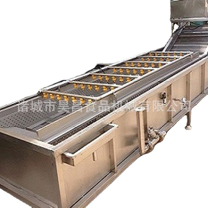 果蔬清洗机 热卖高压喷淋式气泡冲浪 昊昌多功能商用旋流蔬菜清洗图5