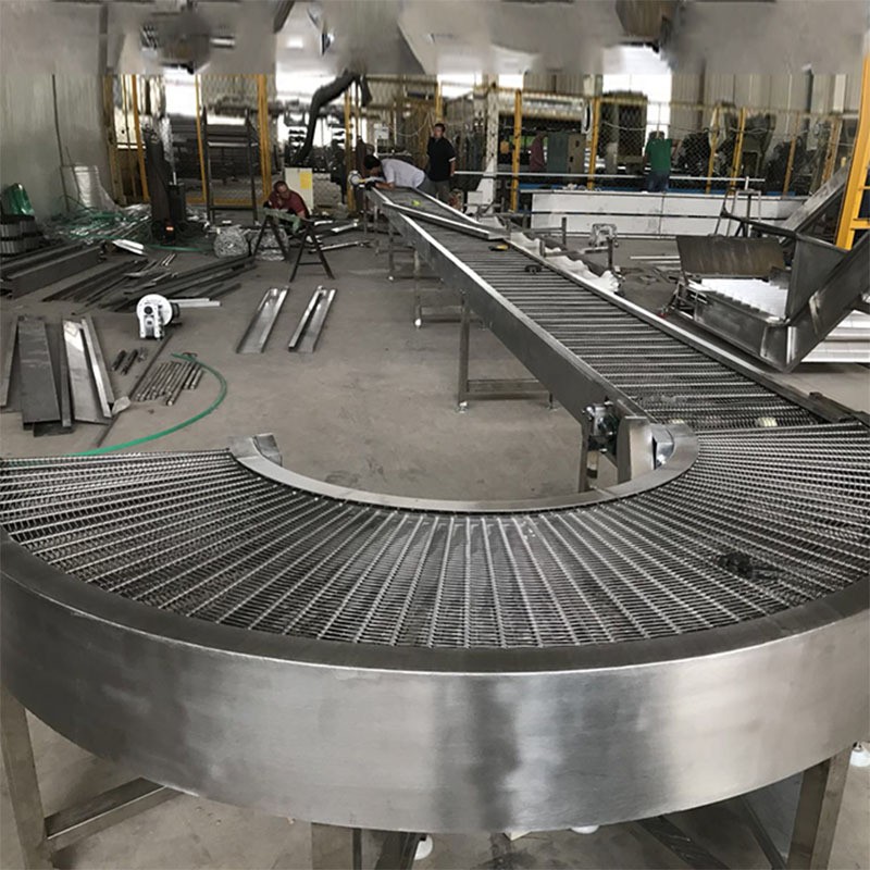 定制 180度带式转弯机90°网带转弯输送流水线食品药品网带输送机图2