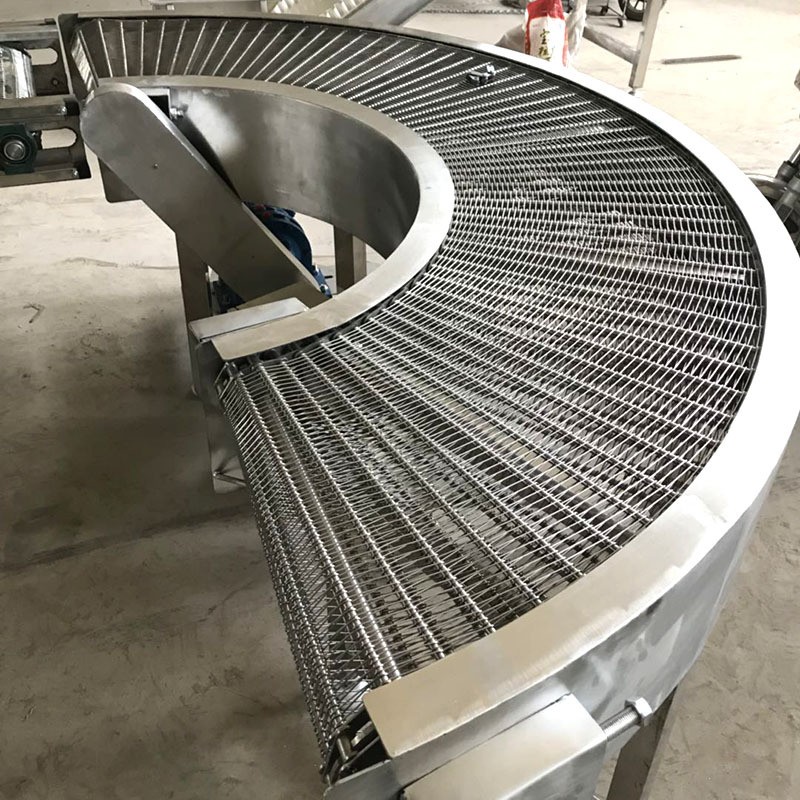 带式输送机设备 90度网带输送转弯机 180°转弯输送机流水线图2