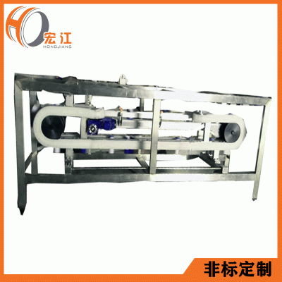 厂家定制小型夹瓶输送线琉璃瓶传送带小罐装生产线塑料链板输送机