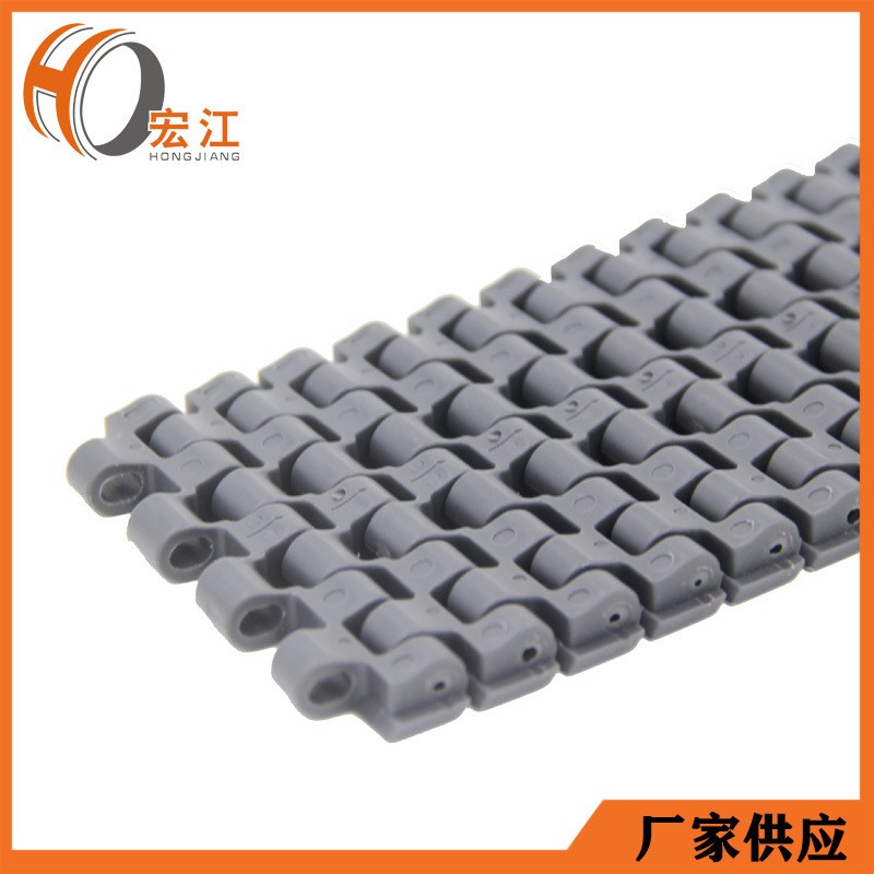 食品机械加工设备输送机配件 链塑钢工业皮带 POM全宽转弯网链图2