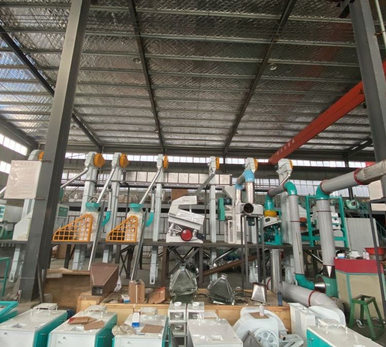 20吨水稻大米加工成套设备机械全自动碾米机组流水线图4