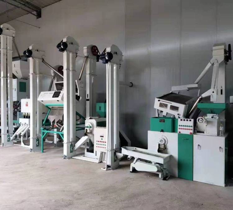 20吨水稻大米加工成套设备机械全自动碾米机组流水线图3