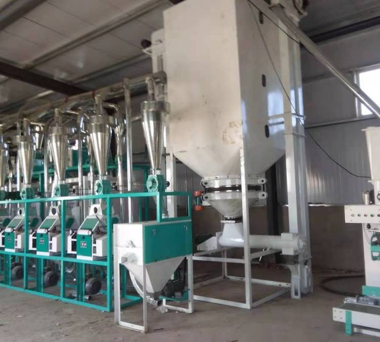 中小型面粉加工成套机械全自动小麦磨粉机械设备流水线图2