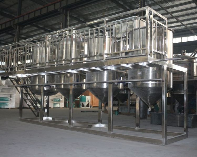 菜籽油榨油精炼设备 成套小型茶籽油榨油机加工连续精炼油厂专用图4