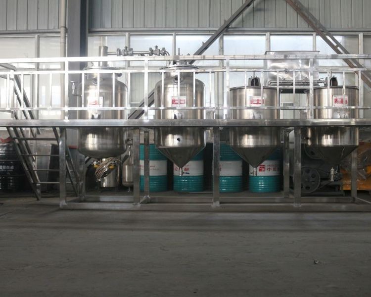 菜籽油榨油精炼设备 成套小型茶籽油榨油机加工连续精炼油厂专用图5