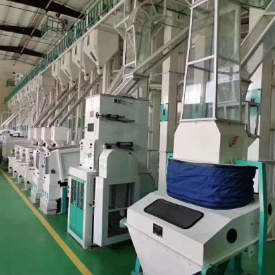 全自动家用碾米厂用30-200吨生产线大米小米加工成套设备