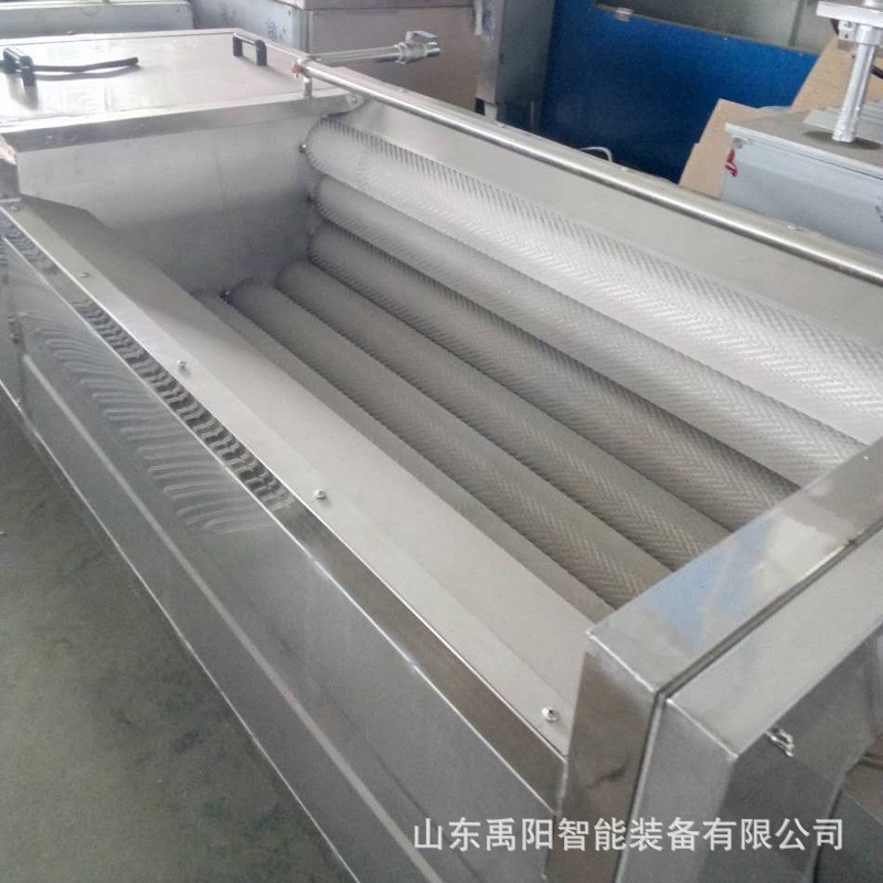 鲜姜毛辊去皮清洗机 老姜全自动毛辊去皮祛泥清洗机 厂家现货供应图1