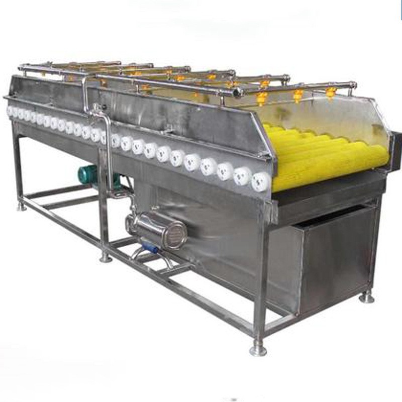 现货土豆去皮毛辊清洗机 猪蹄羊蹄清洗机 芋头中药材毛辊清洗机图5