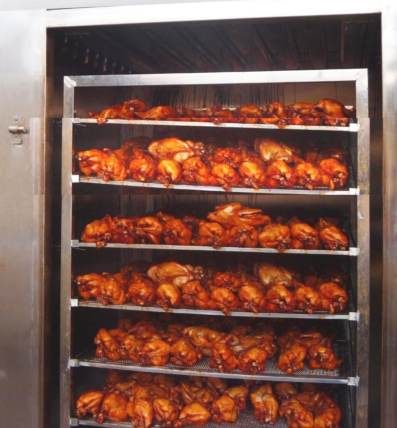 烤鸭烟熏炉 源头工厂304不锈钢全自动变频熏鸡熏鸭烤兔烟熏设备图4