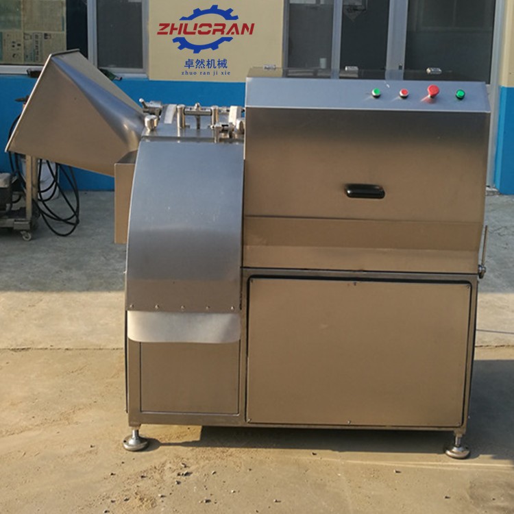 全自动不锈钢茯苓切丁机 小型黄精切片机器 大型笋干切丝设备图3