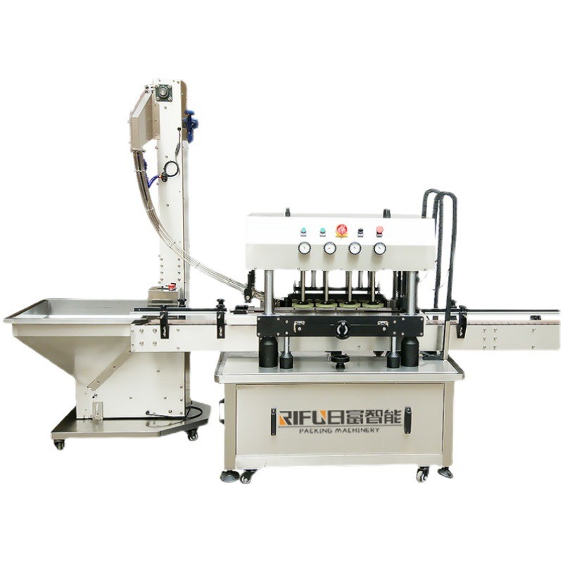 厂家现货全自动搓盖机旋盖机拧盖机运动八轮旋盖保鲜适用各类瓶盖图6