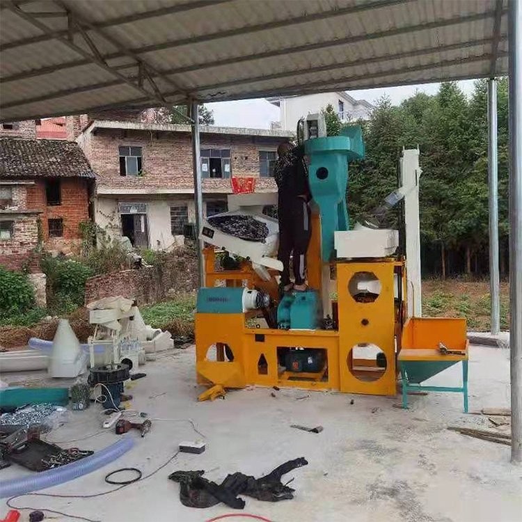 全自动环保商用碾米机 农村代加工打米机成套设备 上门安装调试图3