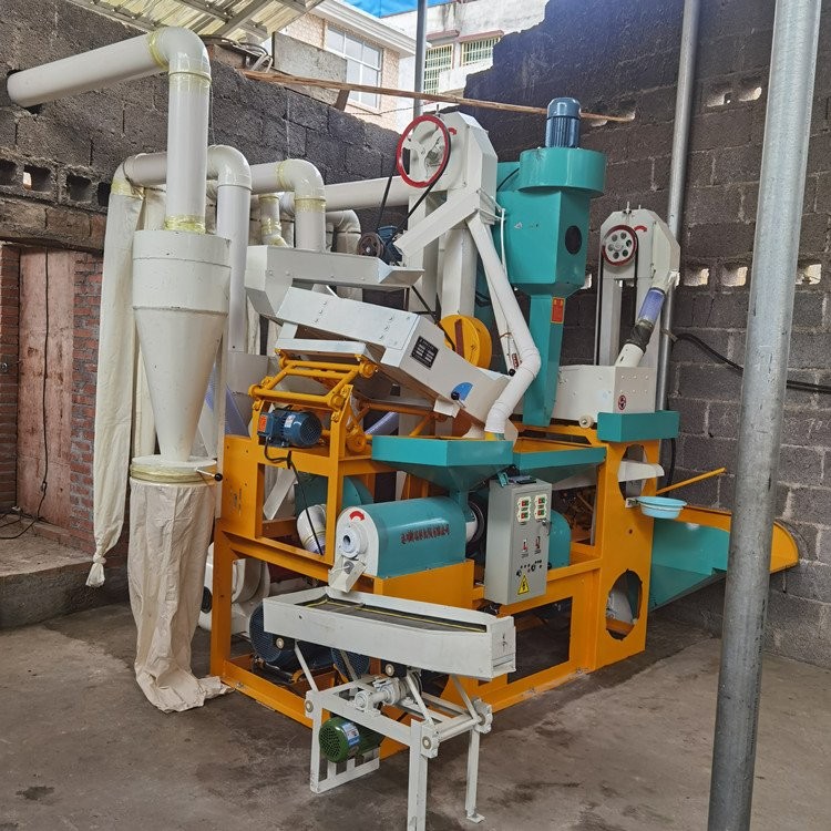 全自动碾米机成套设备 商用去砂除杂打米机 操作简单出米粒高图2