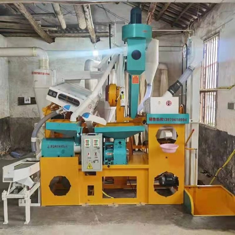 全自动碾米机成套设备 商用去砂除杂打米机 操作简单出米粒高图5