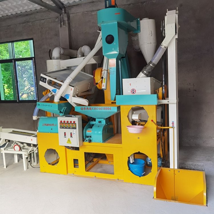 全自动碾米机成套设备 商用去砂除杂打米机 操作简单出米粒高图3