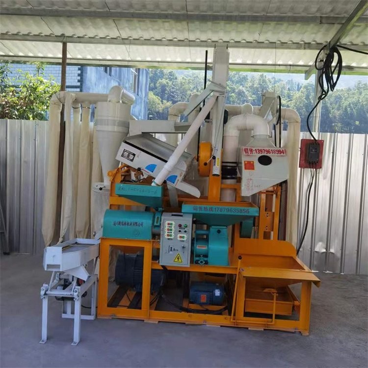 新型稻谷碾米机 商用打米机 谷类剥壳粉糠 农村代加工图3