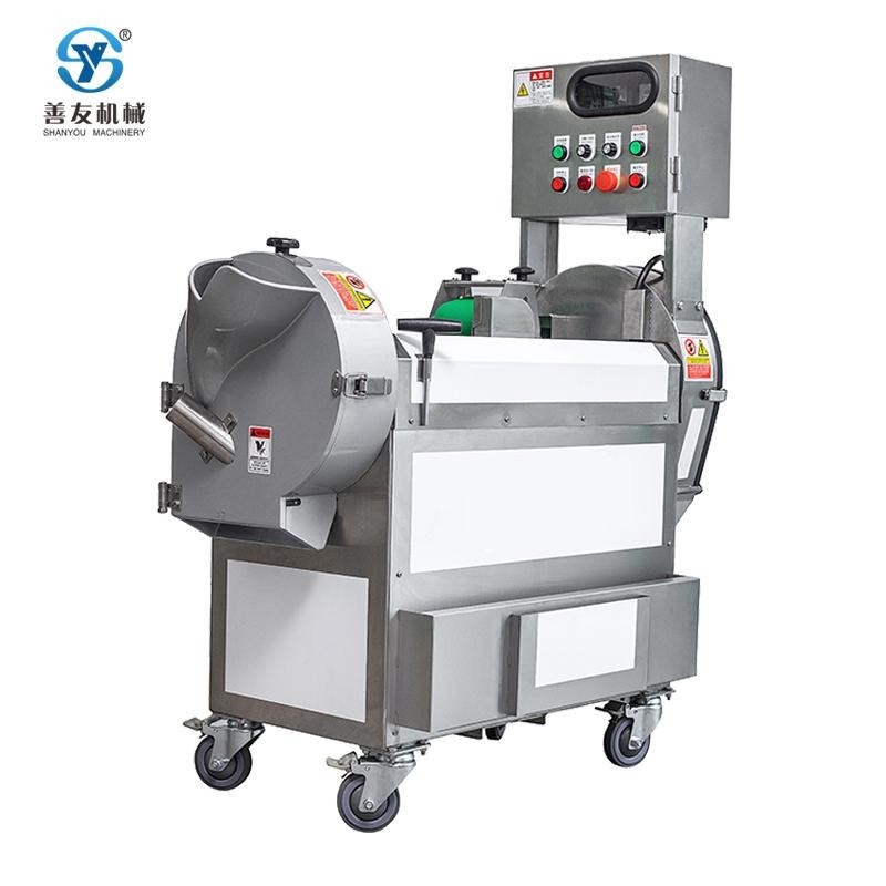 善友机械不锈钢多功能切菜机SY-901双头切片切丝切丁切条机图2