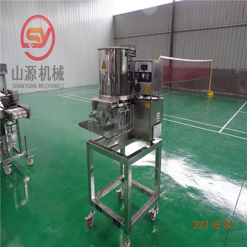 全自动不锈钢肉饼机素饼虾饼机全自动肉饼机 自动汉堡肉饼成型机图4