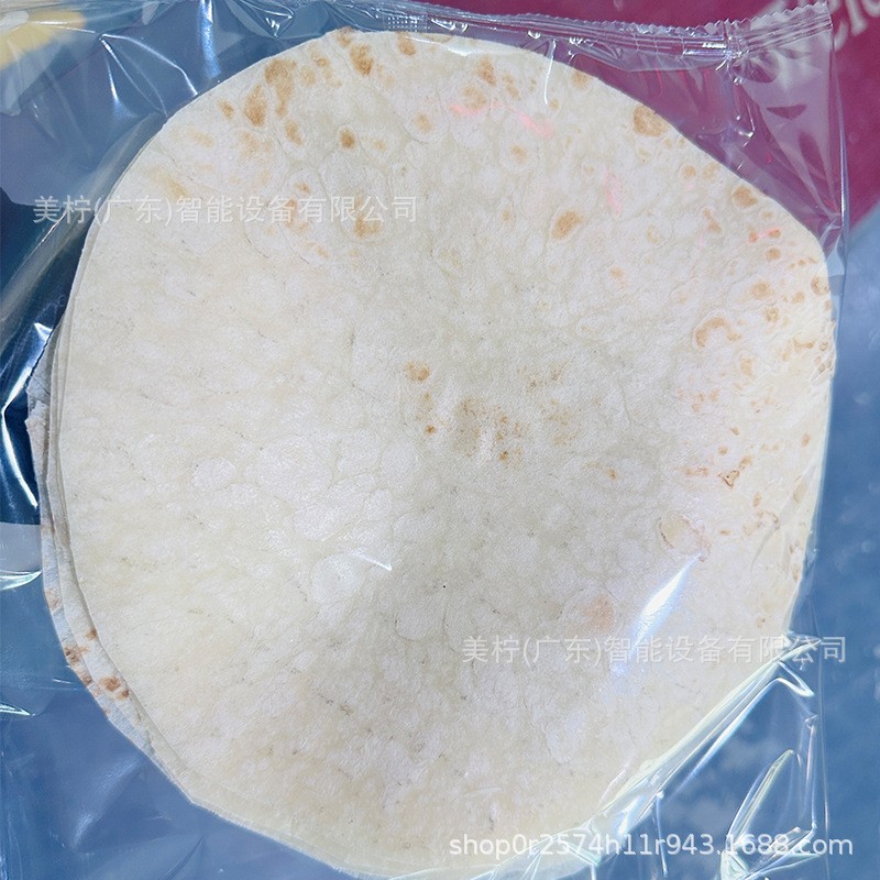 烧烤小饼包装机 淄博烧鸭饼自动套袋打包机 手抓饼包装机全自动图4