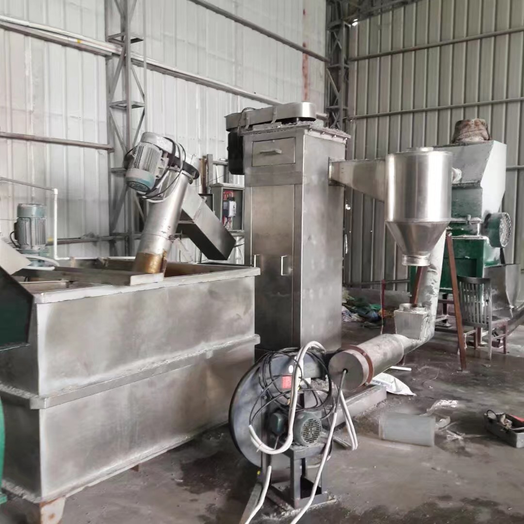 电池铝膜回收清洗设备塑料脱漆脱油摩擦机pc洗料机图3