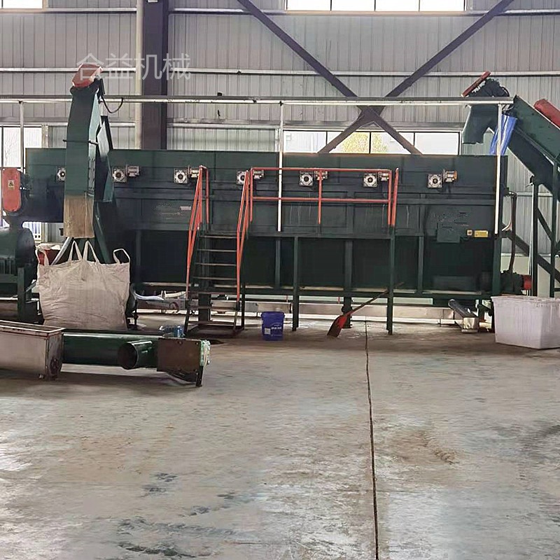 电池铝膜回收清洗设备塑料脱漆脱油摩擦机pc洗料机图4