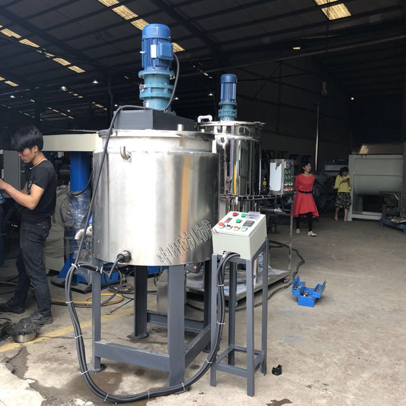 广东厂家生产饮料液体调配搅拌罐 菌种发酵釜 电加热真空搅拌罐