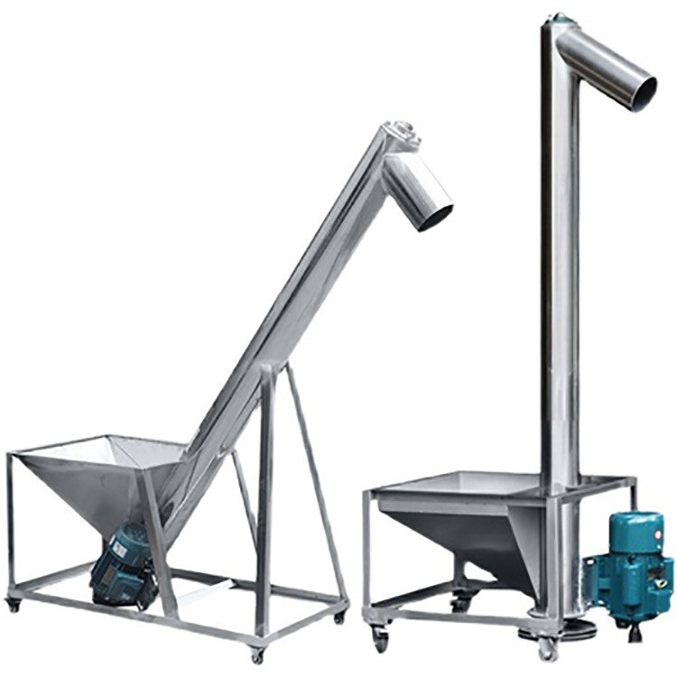 螺旋输送机 不锈钢蛟龙螺旋上料机 螺杆传送自动颗粒粉末提升机图5