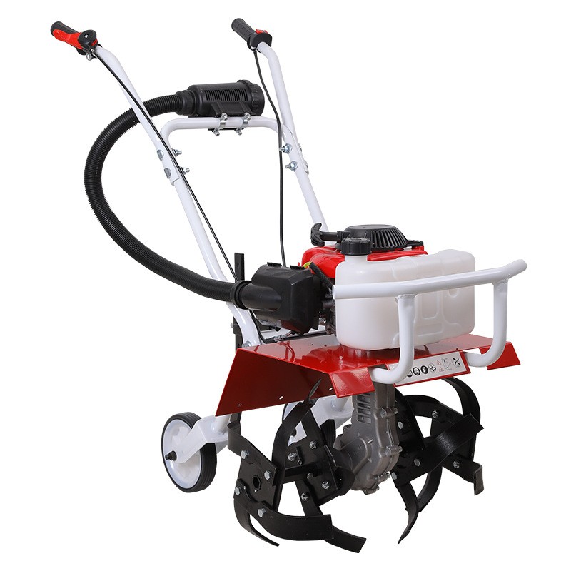 微耕机小型开沟松土机汽油多功能农用耕地机果园除草旋地机图5