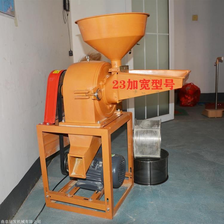 五谷杂粮粮食粉碎机 锥形小钢磨 家用糯米大米面粉机图3