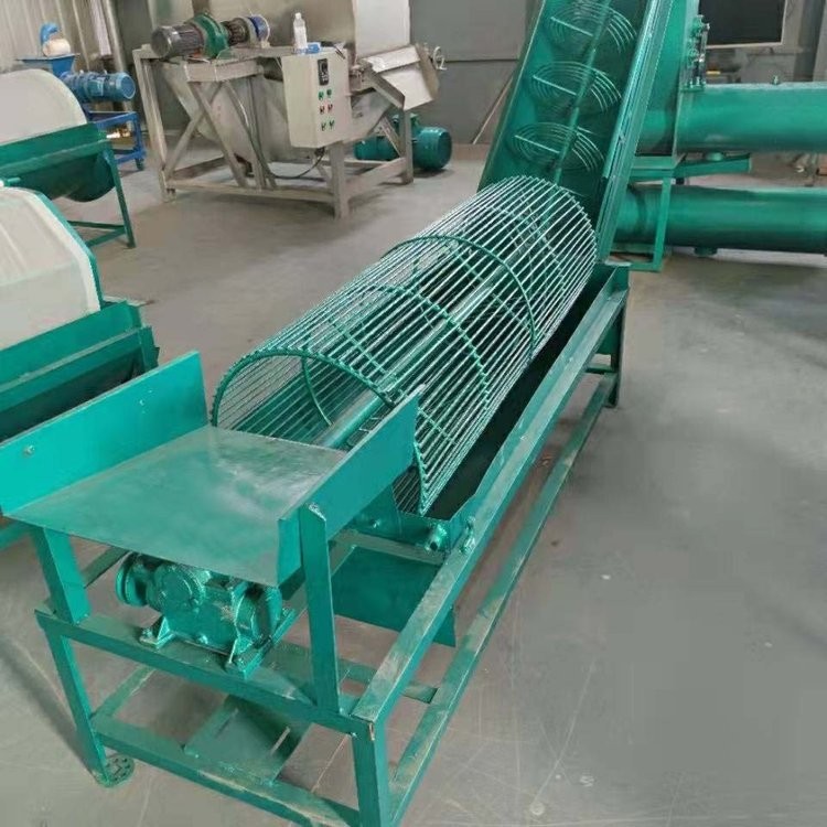 洗红薯机 洗薯上料机 红薯鼠笼式清洗输送机 全自动渣浆分离机图4