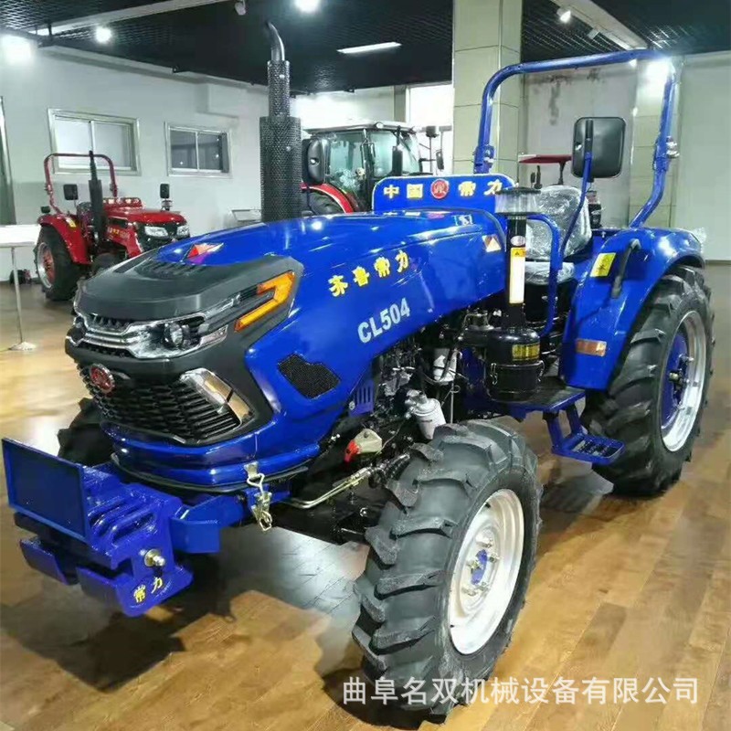 柴油四轮农用拖拉机504-804高花防滑水旱田旋地机耕种机图4