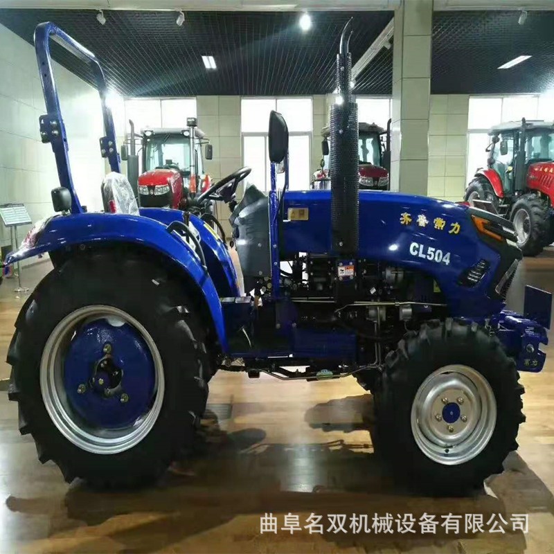 柴油四轮农用拖拉机504-804高花防滑水旱田旋地机耕种机图3