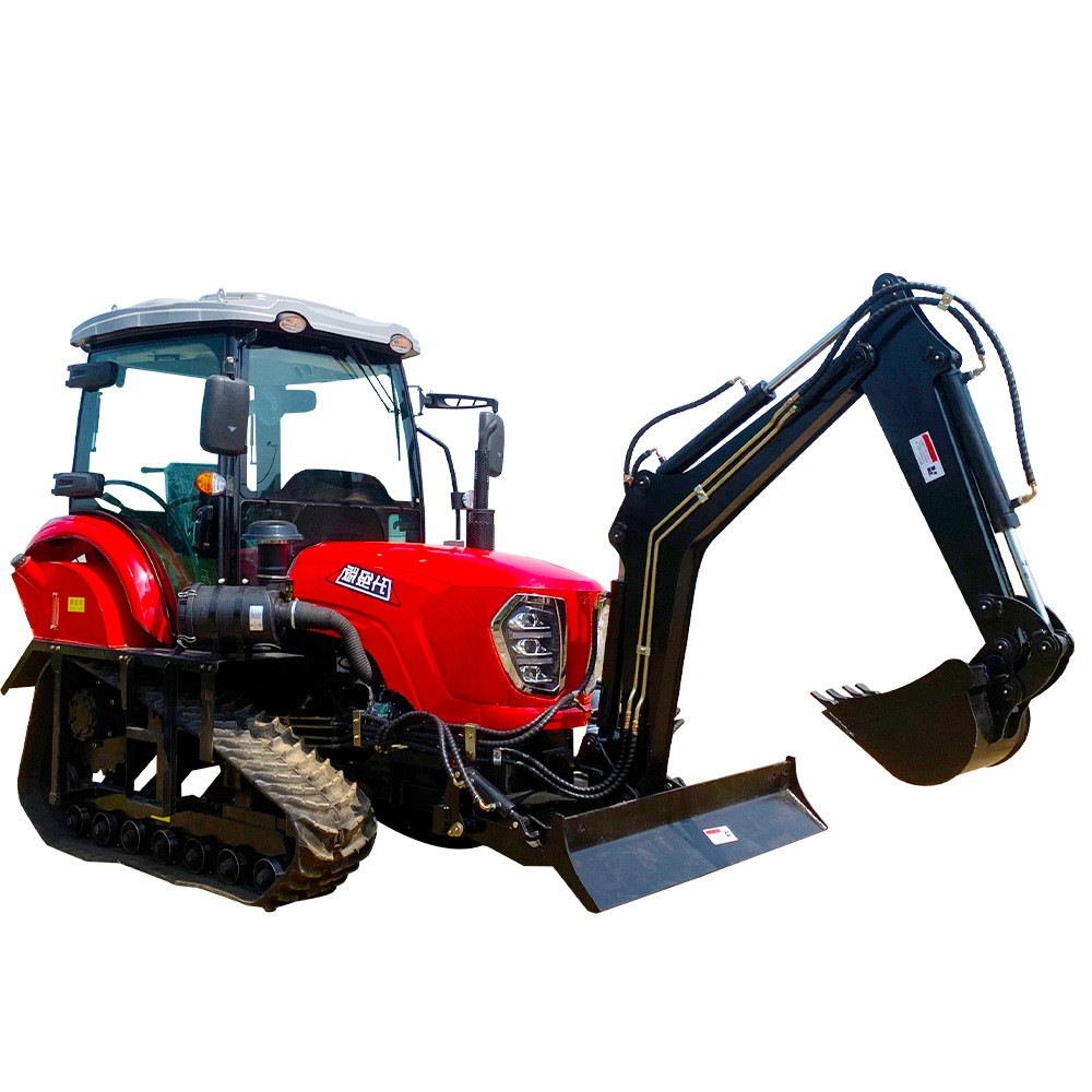 农用柴油耕地机多功能水旱两用旋耕机打田微耕机大马力履带拖拉机图5