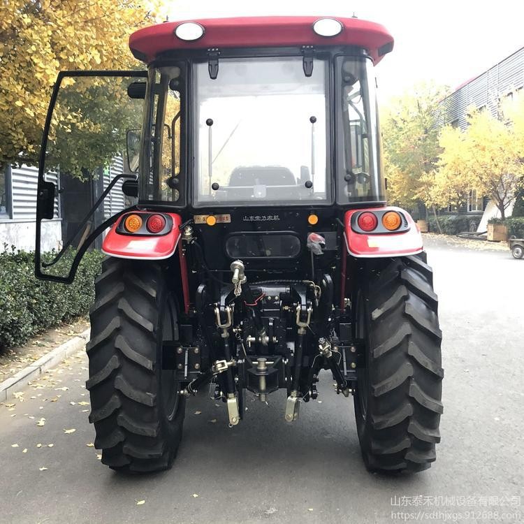 低矮型果园大棚旋耕机 80马力柴油机打田机 1804农用四轮 拖拉机图1