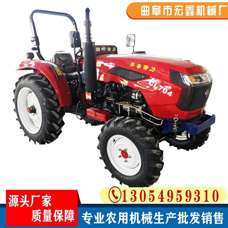 低矮型果园大棚旋耕机 80马力柴油机打田机 1804农用四轮 拖拉机图5