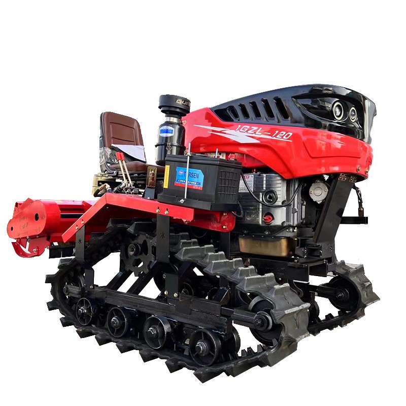 批发25马力水旱两用履带旋耕机乘坐式履带机开沟松土履带拖拉机图5