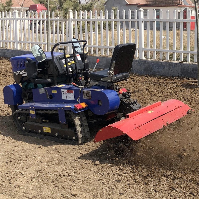 批发35马力水旱两用履带旋耕机园管理机35马力开沟犁地机图2